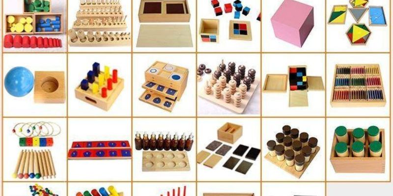 Montessori tại My Kinder với dụng cụ học tập đa dạng